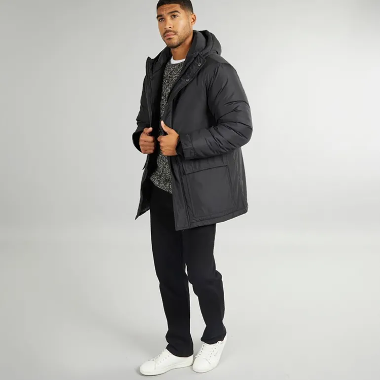 Herre Parka Jakke Sort