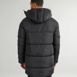 Herre Parka Lynlåsjakke Sort