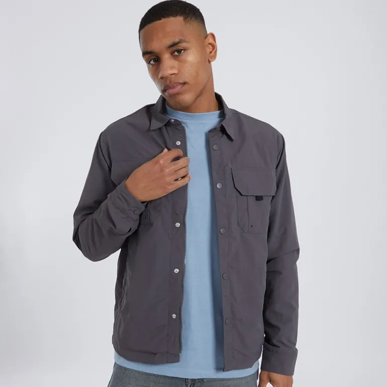 Herre Pearson Overshirt Grå