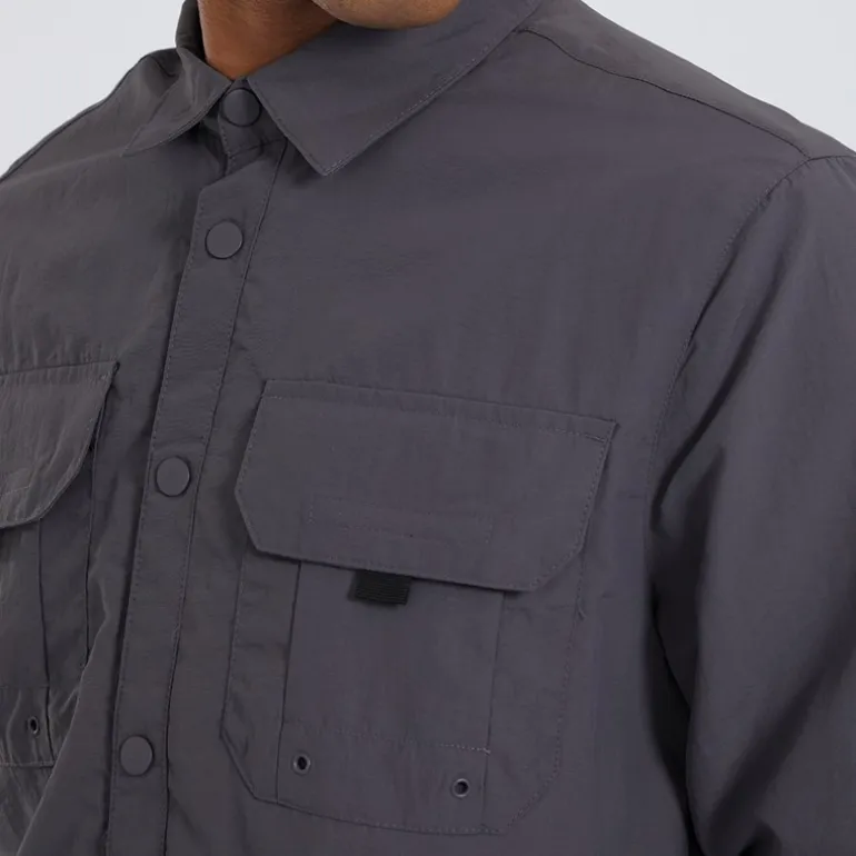 Herre Pearson Overshirt Grå