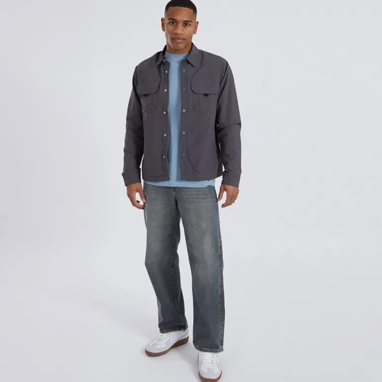 Herre Pearson Overshirt Grå