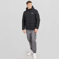 Herre Pittsburgh Vatteret Hættejakke Sort