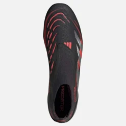 Herre Predator Elite LL Snørebåndsløse Stealth Victory Pack SG Blød Bund Fodboldstøvler Core Black/​Grey Four/​Lucid Red