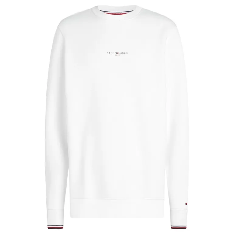 Herre Pullover Sweatshirt Hvid