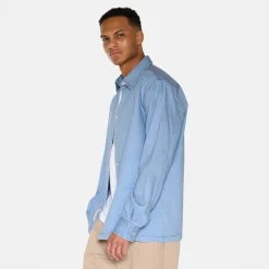 Herre Randy Langærmet Skjorte 2340 Blue Ashes