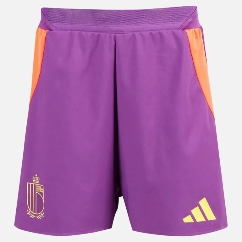 Herre RBFA Belgien 24/25 Autentiske udebane shorts Glory Purple