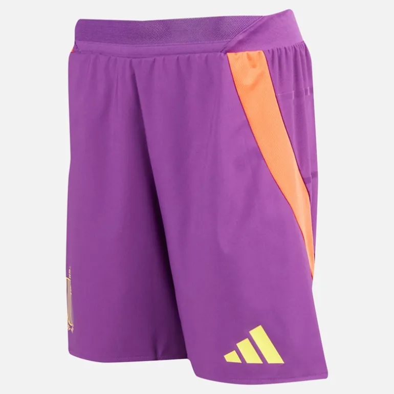 Herre RBFA Belgien 24/25 Autentiske udebane shorts Glory Purple