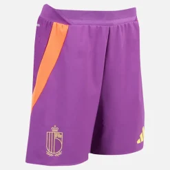 Herre RBFA Belgien 24/25 Autentiske udebane shorts Glory Purple