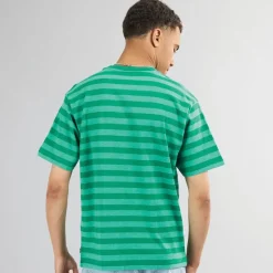 Herre Red Tab Vintage T-Shirt Bardo Stripe Shady Glade