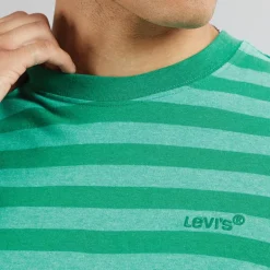 Herre Red Tab Vintage T-Shirt Bardo Stripe Shady Glade