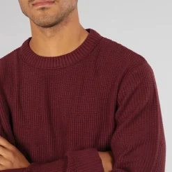 Herre Rice Strikket Jumper Port