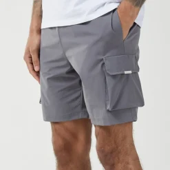 Herre Ripstop Utility Tech Shorts Antracit