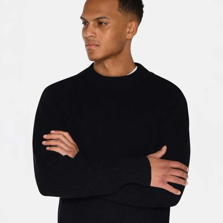 Herre Rob Jumper 999 Black