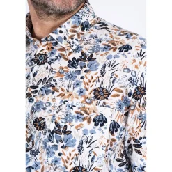 Herre Rolf Kortærmet Skjorte Naval Blå