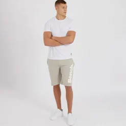 Herre Rollo Spots Fleece Shorts Gråbrun