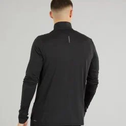 Herre Run Favorite 1/​4 Zip Løbe Tøj Sort