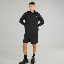 Herre Run Favorite 1/​4 Zip Løbe Tøj Sort