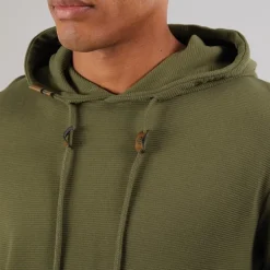 Herre Salupe Hættetrøje Mørk Oliven