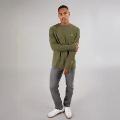 Herre Salupe Sweatshirt Mørk Oliven