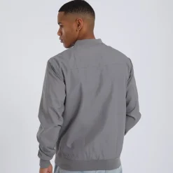 Herre Sanjay Bomberjakke Lysegrå