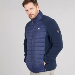 Herre Saunter Hybrid Vatteret Jakke Blå