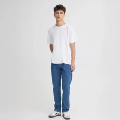 Herre Sdryder Denim Jeans Middle Blue Denim