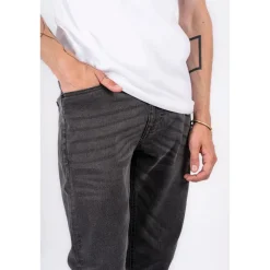 Herre Sebb Jeans Med Lige Ben Grå