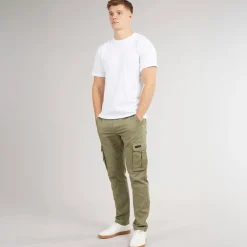 Herre Sergei Twill Cargobukser Lyse Khaki