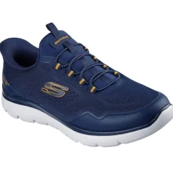 Herre Skechers Summits Slip In Sneakers Navy
