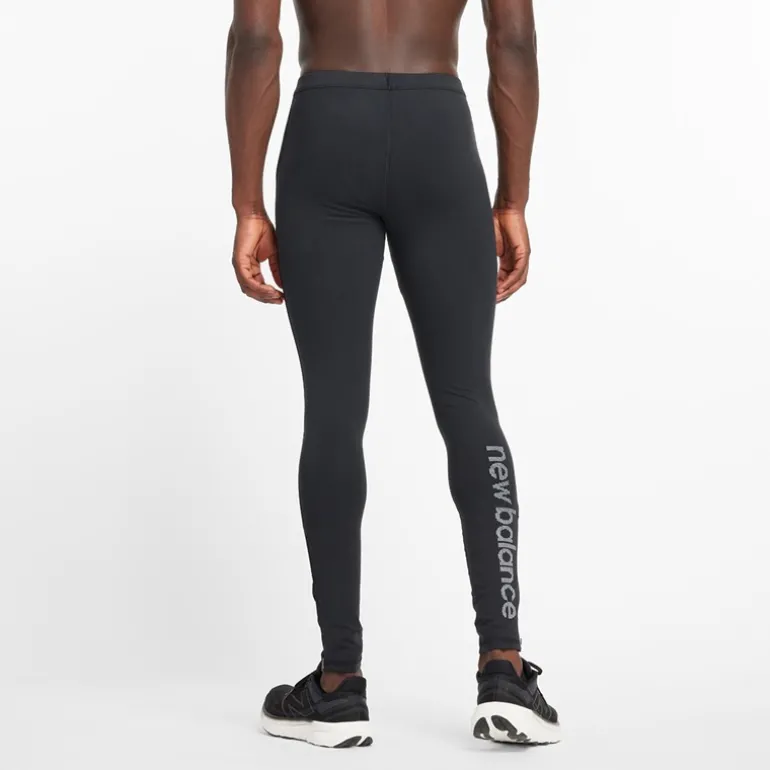Herre Sleek NB Dry Reflekterende Løbe Tight Leggings Sort
