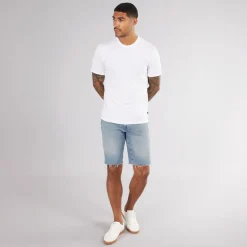 Herre Slim Fit T-Shirt Hvid