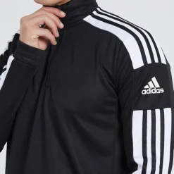 Herre Squadra 21 1/​4 lynlås træningstop Sort/​Hvid