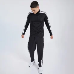 Herre Squadra 21 1/​4 lynlås træningstop Sort/​Hvid