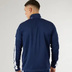 Herre Squadra 21 1/​4 Zip træningstop Navy/​Hvid