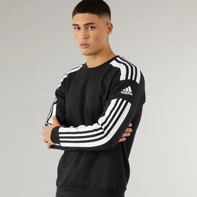 Herre Squadra 21 Sweatshirt Sort/Hvid