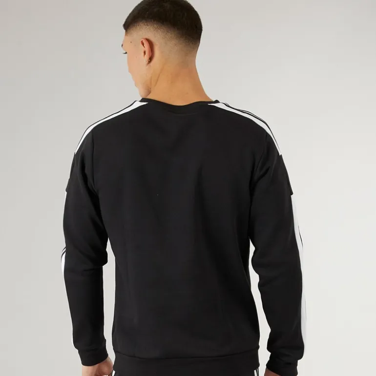 Herre Squadra 21 Sweatshirt Sort/Hvid