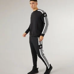 Herre Squadra 21 Sweatshirt Sort/Hvid