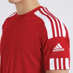 Herre Squadra 21 T-shirt Team Power Red/​Hvid