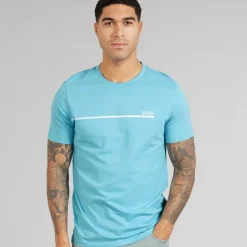 Herre Stormfisk T-shirt Light/​Pastel Blue