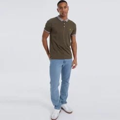 Herre Story Polo Khaki