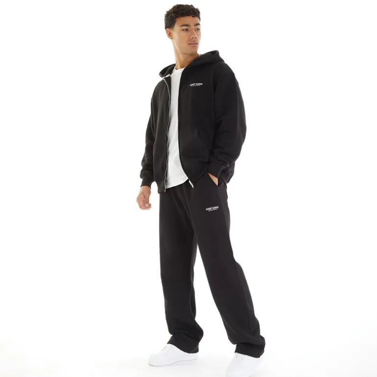 Herre Straight Leg Joggers Sort