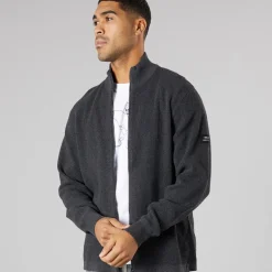 Herre Strik Cardigan Mørk Grå Marl Dar Grey M