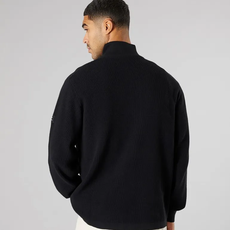 Herre strik pullover sweater True Black