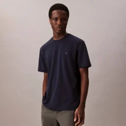 Herre Supima Bryst T-Shirt Mørk Safir