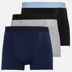 Herre Syers tre pak boxers Sort/Grey Marl/Navy