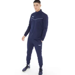 Herre teamRISE Poly Sport træningsbukser Blå