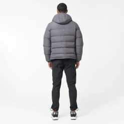 Herre Tech Logo Puffer Jakke Koksgrå