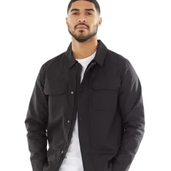 Herre Teknisk Overshirt Sort