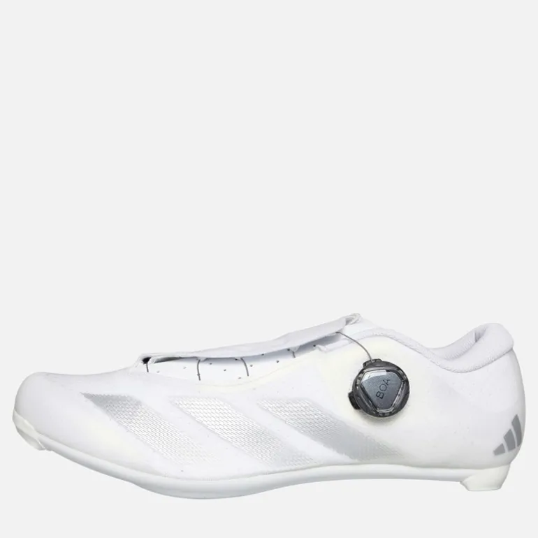 Herre Tempo 3 striber BOA cykelsko Cloud White/Silver Metallic/Core Black