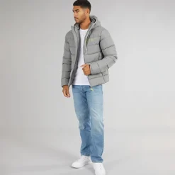 Herre Thor Puffer Jakke Slate